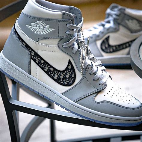 he got on dior with a nike tech|Here's Why Everyone Loves The Dior x Air Jordan 1 High.